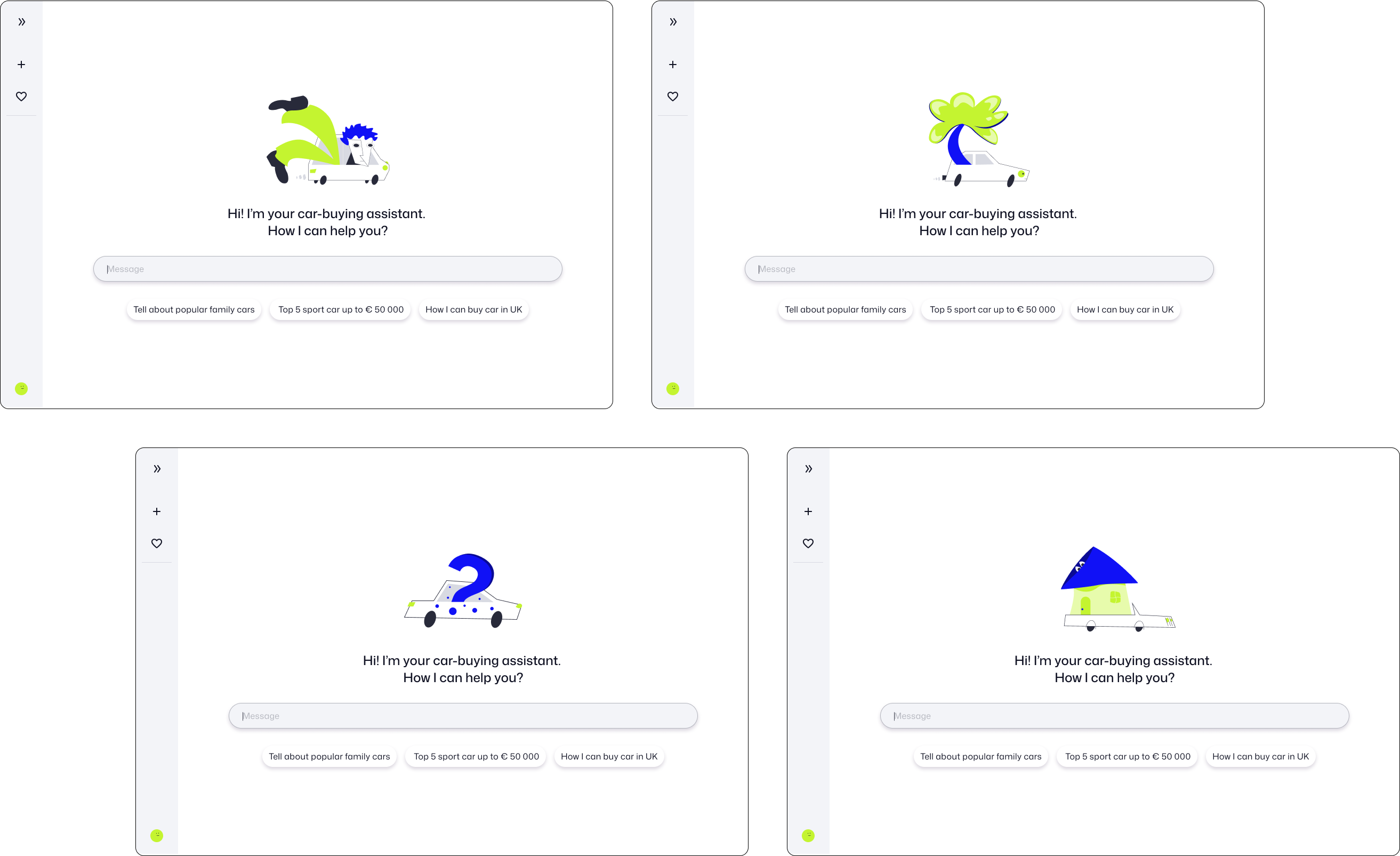 AI Car Assistant interface